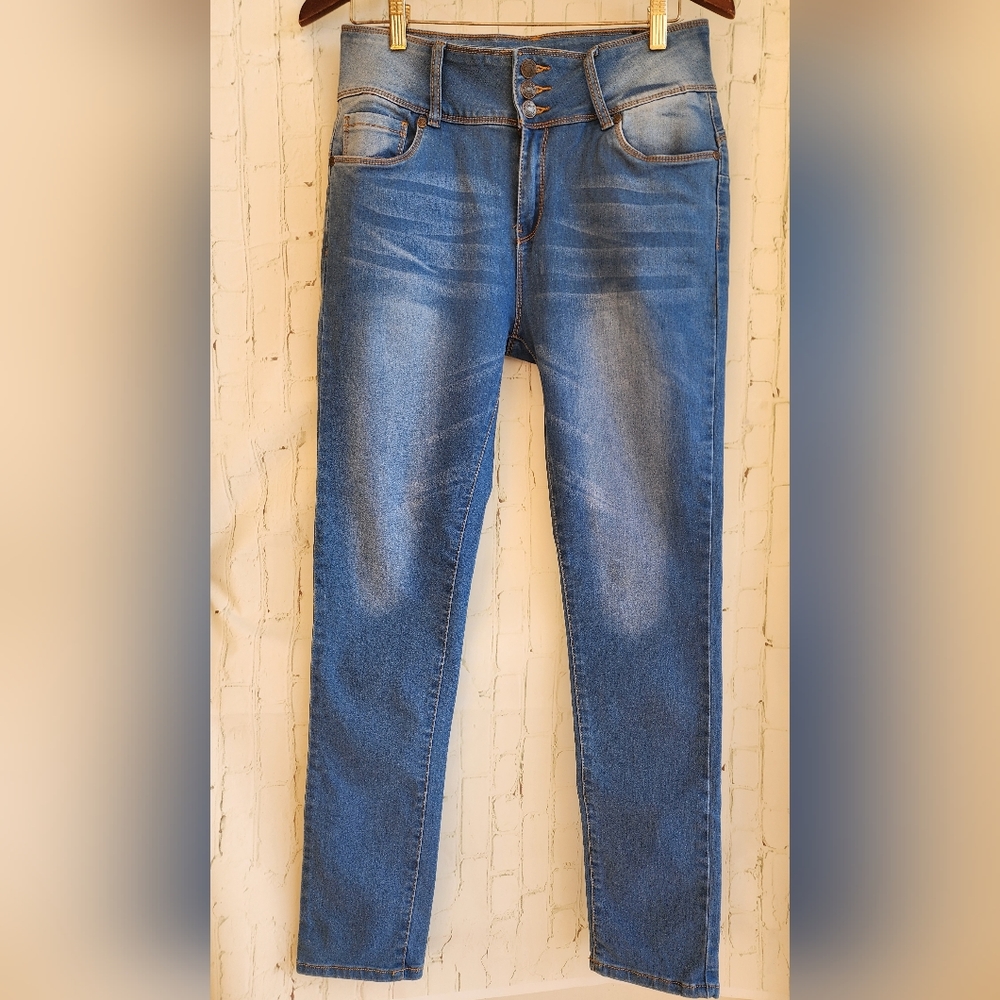 Bamboo jeans Size 13/14 Strech Denim Blue